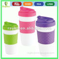 plastic coffee mug with band